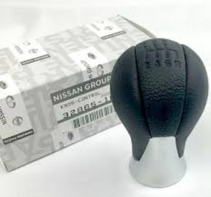 Genuine NISSAN OEM Z34 370Z Black Leather Shift Knob 6MT 32865-1EA0A