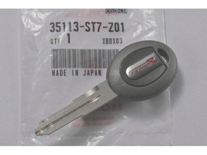 Genuine HONDA OEM INTEGRA TYPE-R DC2 DB8 Blank Key Uncut Spare 35113-ST7-Z01