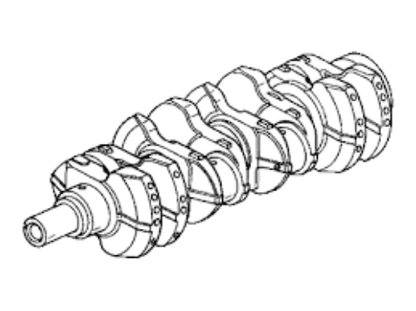 Genuine HONDA OEM S2000 Crankshaft 13310-PZX-A01