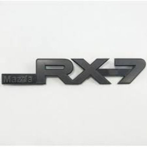 Genuine MAZDA OEM Savanna RX-7 RX7 E-FC3S FC3S Black Rear Emblem Budge RARE