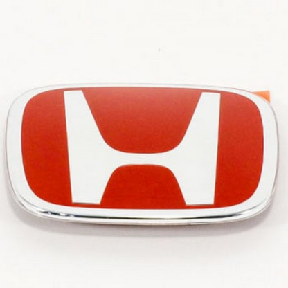 Honda OEM 2Pc Red H Front Rear Emblem Badge  Fit 2016-2021 CIVIC SEDAN 4DR JDM
