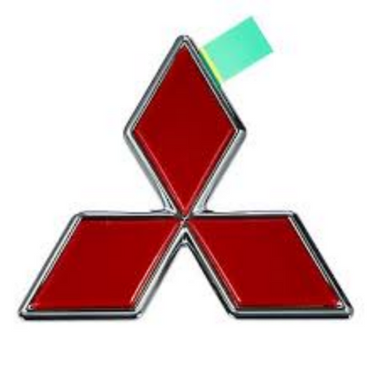 Genuine MITSUBISHI OEM 3000GT VR-4 3000 GTR 1991-1999 Red Front Emblem Budge