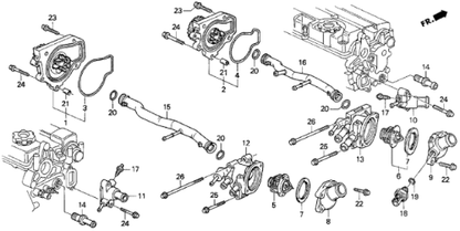 Honda OEM Timing Belt Water Pump Kit FOR 1990 - 1995 Acura Integra  1.8L B18B1