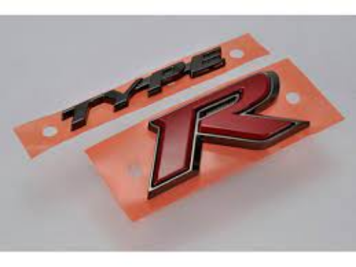 Genuine Honda OEM CIVIC TYPE-R FK8 Emblem Front TypeR Plate 75732-TGH-A01