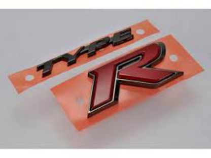 Genuine Honda OEM CIVIC TYPE-R FK8 Emblem Front TypeR Plate 75732-TGH-A01