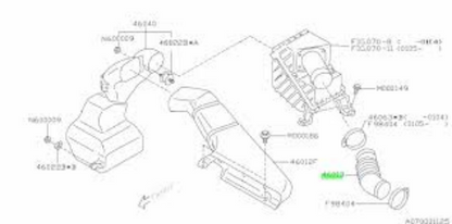 Genuine SUBARU OEM IMPREZA WRX GC8 GF8 GM8 1996-2000 Air Intake Boot 46023AC030