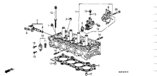 Genuine HONDA OEM ACCORD INTEGRA ODYSSEY EDIX Spool Valve NEW 15810-RAD-Y03