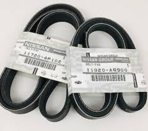 Genuine NISSAN 350Z G35 Engine Drive Belt Set 2003-2006  11720-4P102 11920-AG900