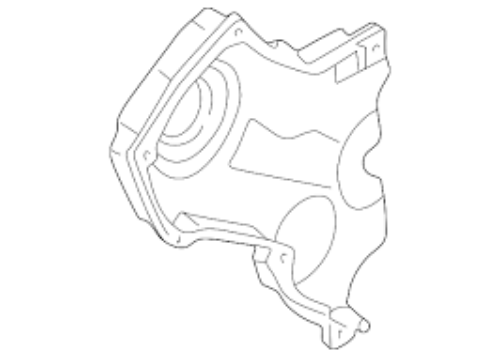Mazda OEM 1993-2000 Mazda 626/MX-6/Millenia 2.5L V6 Left Side Timing Belt Cover