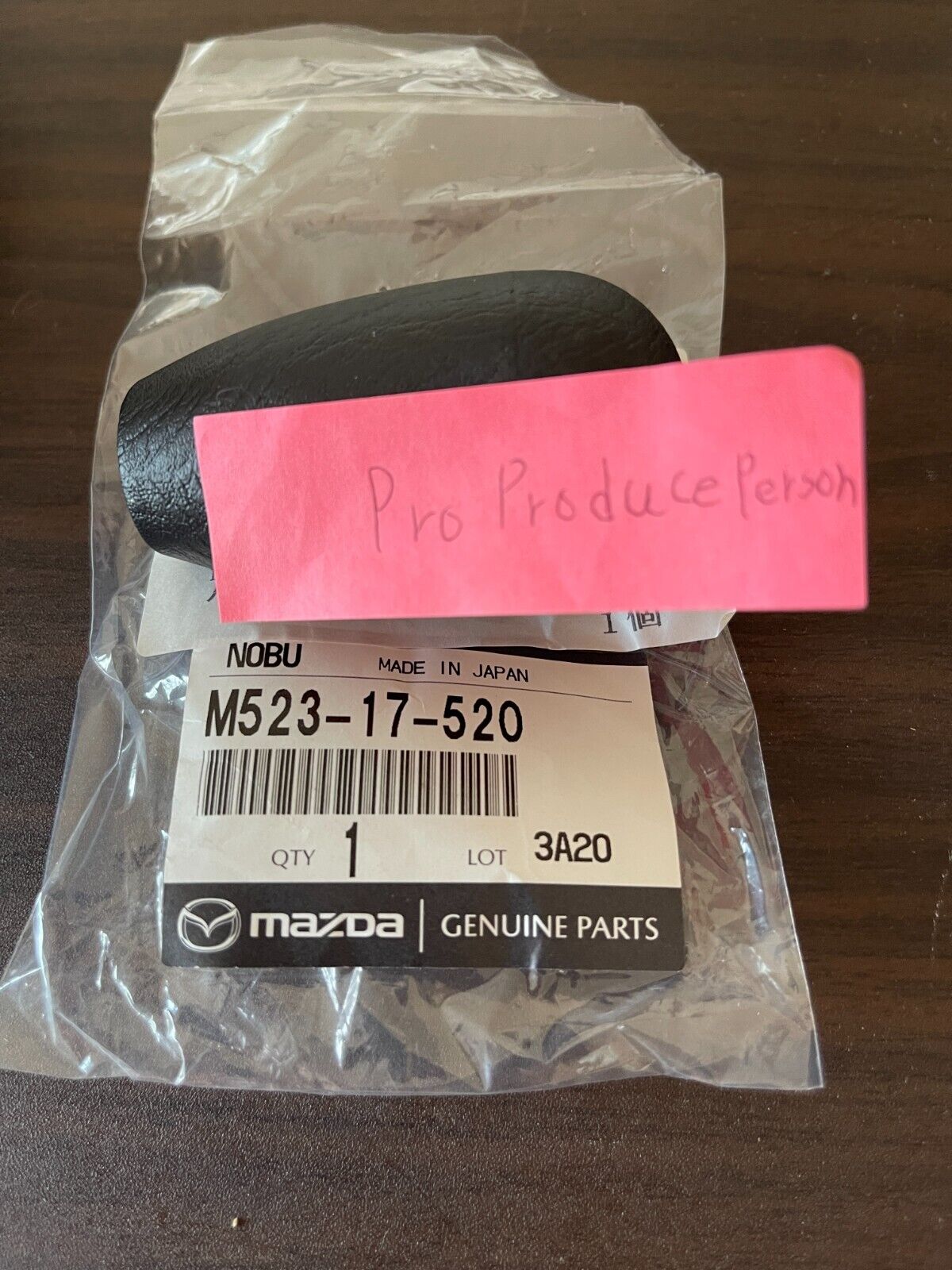 Mazda Genuine Miata Factory Black 5-Speed Shift Knob 1990-2005 M523-17-520