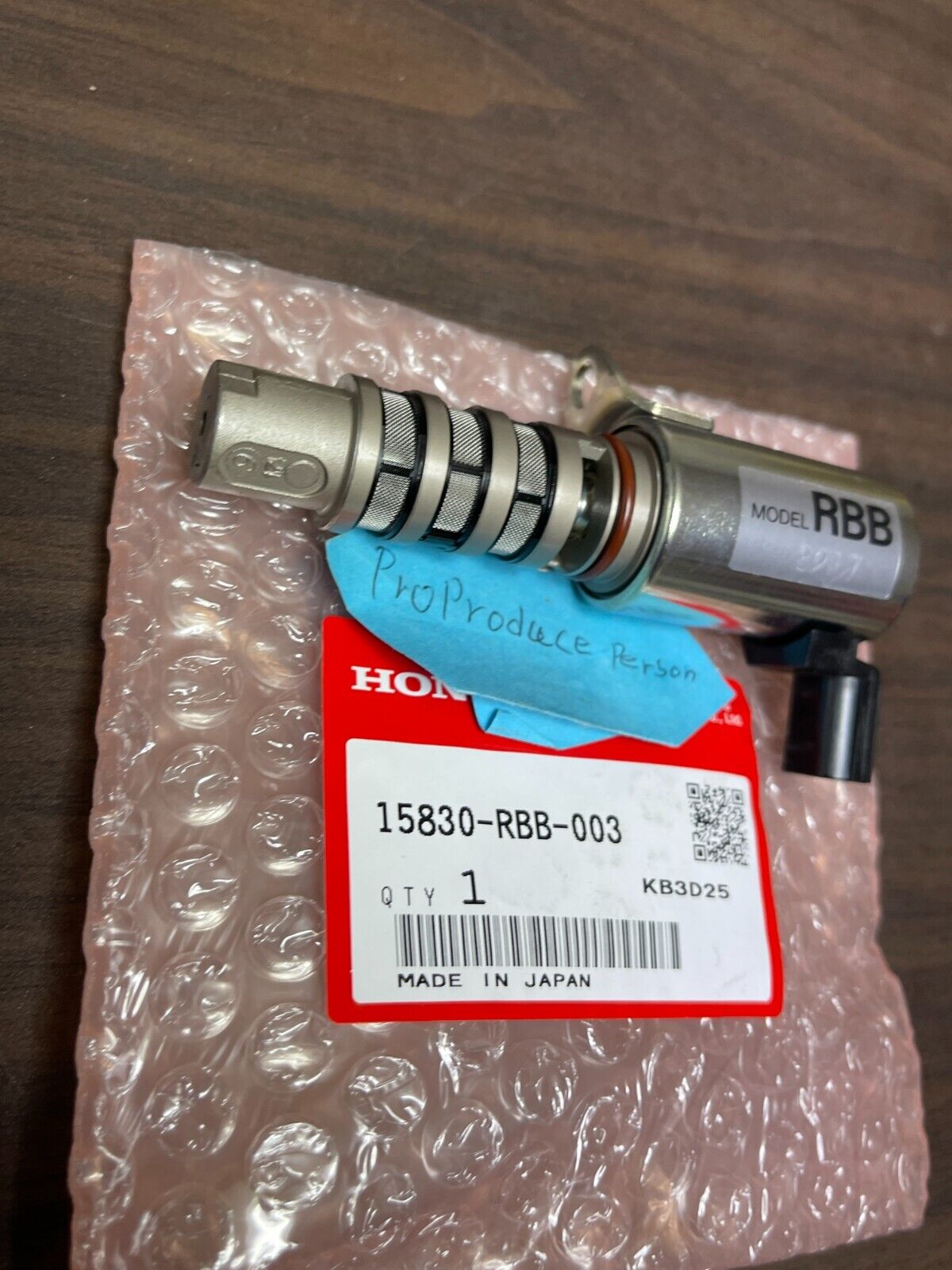 Genuine Honda Acura RSX TSX VTC Oil Control Valve 15830-RBB-003 OEM