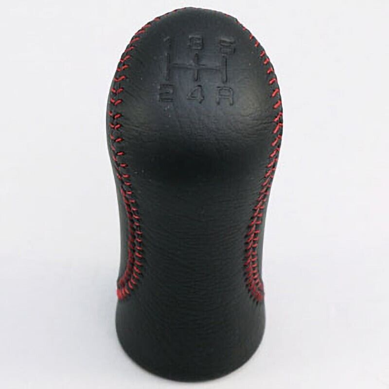 Genuine Nissan OEM 90-96 300ZX Fairlady Z Z32 Red Stitch Leather Shift Knob