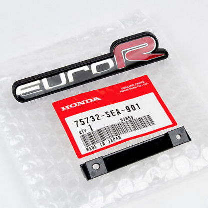 Honda OEM JDM Acura TSX Accord Euro R Emblem SET  75731-SEA-R01 75732-SEA-901