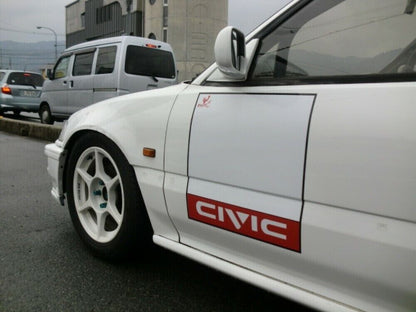 Honda Side Door Sticker Decal Civic EK9 EK4 EF9 EG6 Left and Right set JDM