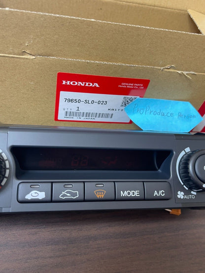 Honda Auto AC Control Switch Display Unit Acura NSX NA1 NA2 79650-SL0-023 New