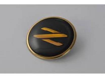 NISSAN OEM Fairlady Z Z32 HZ32 CZ32 300ZX Front Bonnet Hood Emblem Gold Budge
