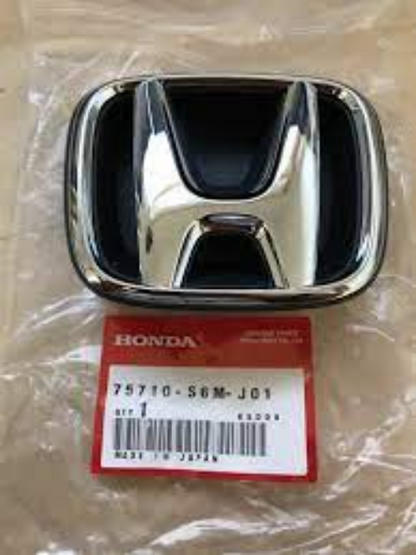 New Genuine Honda Acura 05-06 RSX Front Grill Black H Emblem Badge 75710-S6M-J01