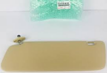 Genuine TOYOTA OEM Pickup Truck Sunvisor Tan Beige LH & RH Set 74310-89109-05 x2
