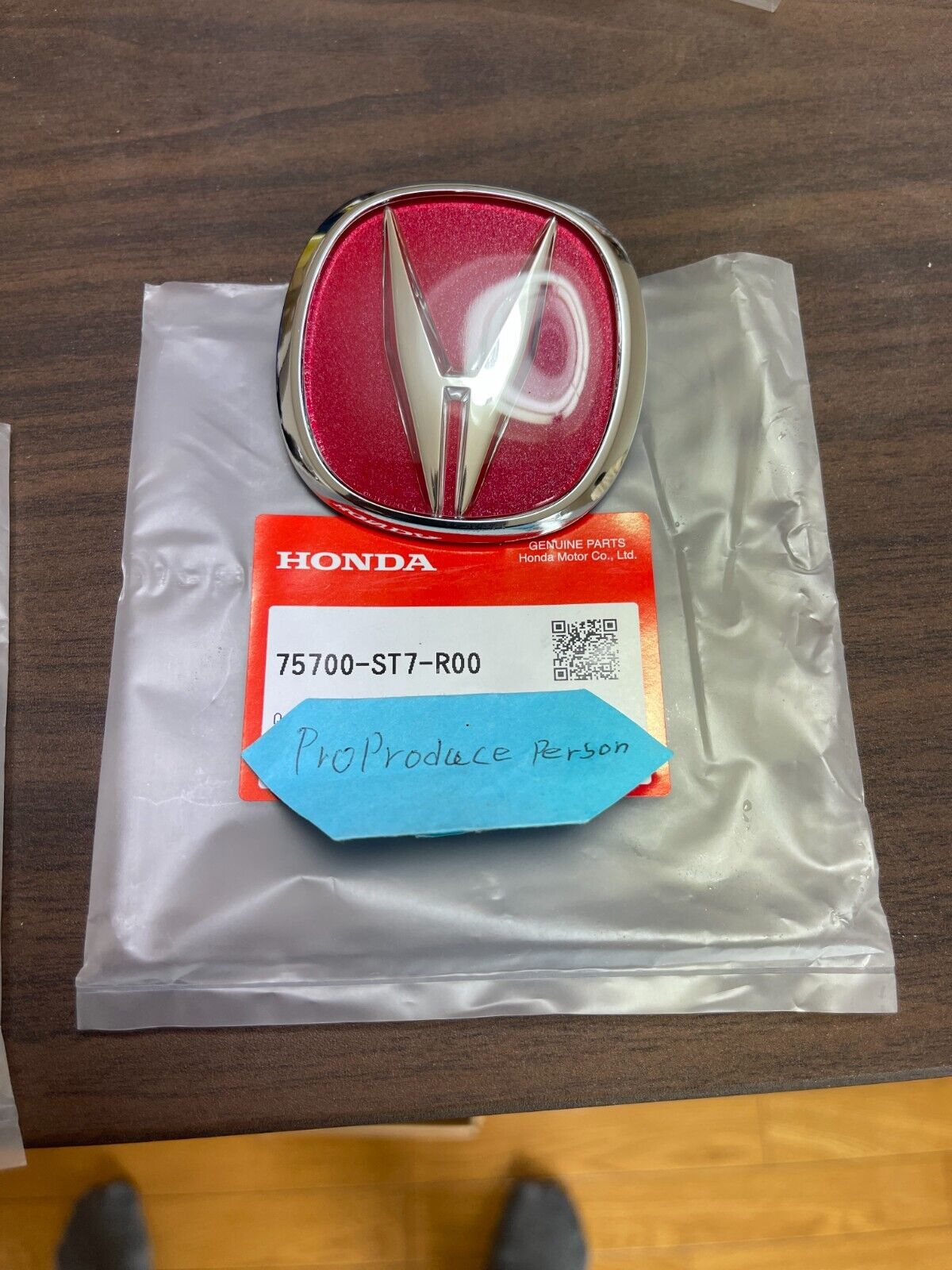Genuine Honda Acura  RED A Emblem Front and Rear 97-01 Integra DC2 Type-R