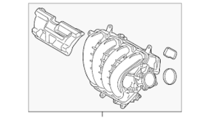 Mazda OEM 2014-2020 3 6 CX-5 2.5L NA Engine Intake Manifold w/ Seal PY01-13-100A