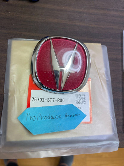 Genuine Honda Acura  RED A Emblem Front and Rear 97-01 Integra DC2 Type-R