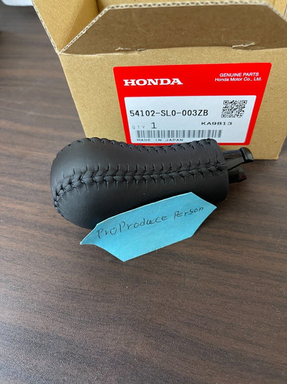 GENUINE HONDA ACURA NSX NA1 NA2 Manual Black Leather Shift Knob 54102-SL0-003ZB