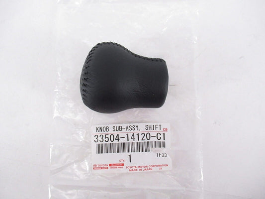 Genuine TOYOTA Celica MR2 Spyder 00-05 BLACK LEATHER SHIFT KNOB 33504-14120-C1