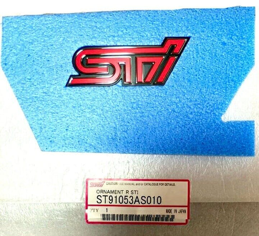 Genuine Subaru OEM 13-19 BRZ ZC6 tS Edition Rear STi Emblem Badge ST91053AS010