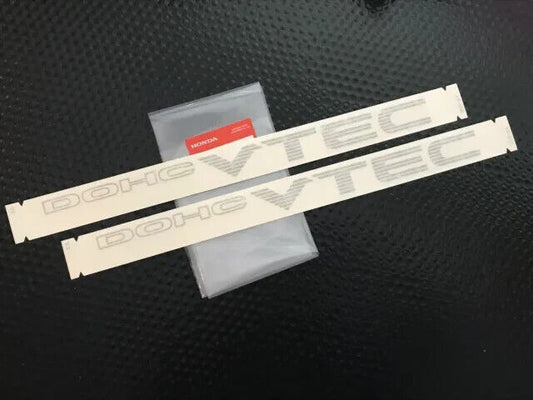Genuine Honda DOHC VTEC Sticker 2 QTY Set 99-00 CIVIC SI EK EMI B16A2 JDM Japan