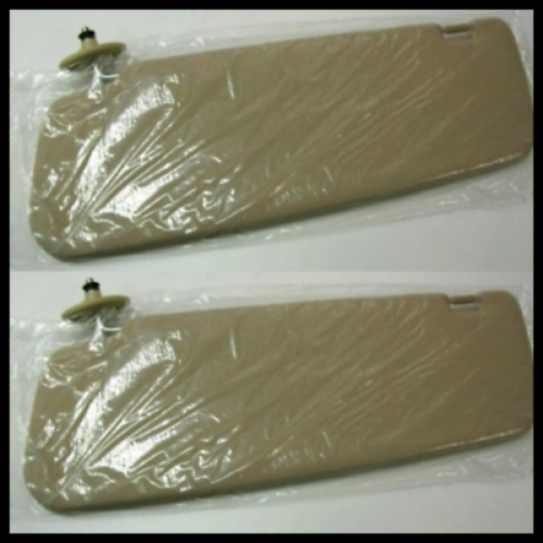 Genuine TOYOTA OEM Pickup Truck Sunvisor Tan Beige LH & RH Set 74310-89109-05 x2