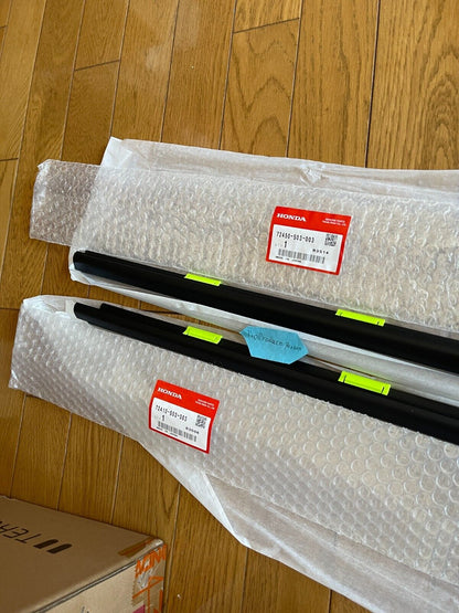 Genuine HONDA Door Window Weather Molding Trims RH & LH SET CIVIC EK9 EK4