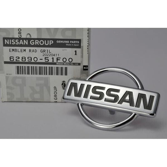 Genuine Nissan OEM  91-98 240SX Silvia S13 RPS13 Front Nissan Emblem 62890-51F00
