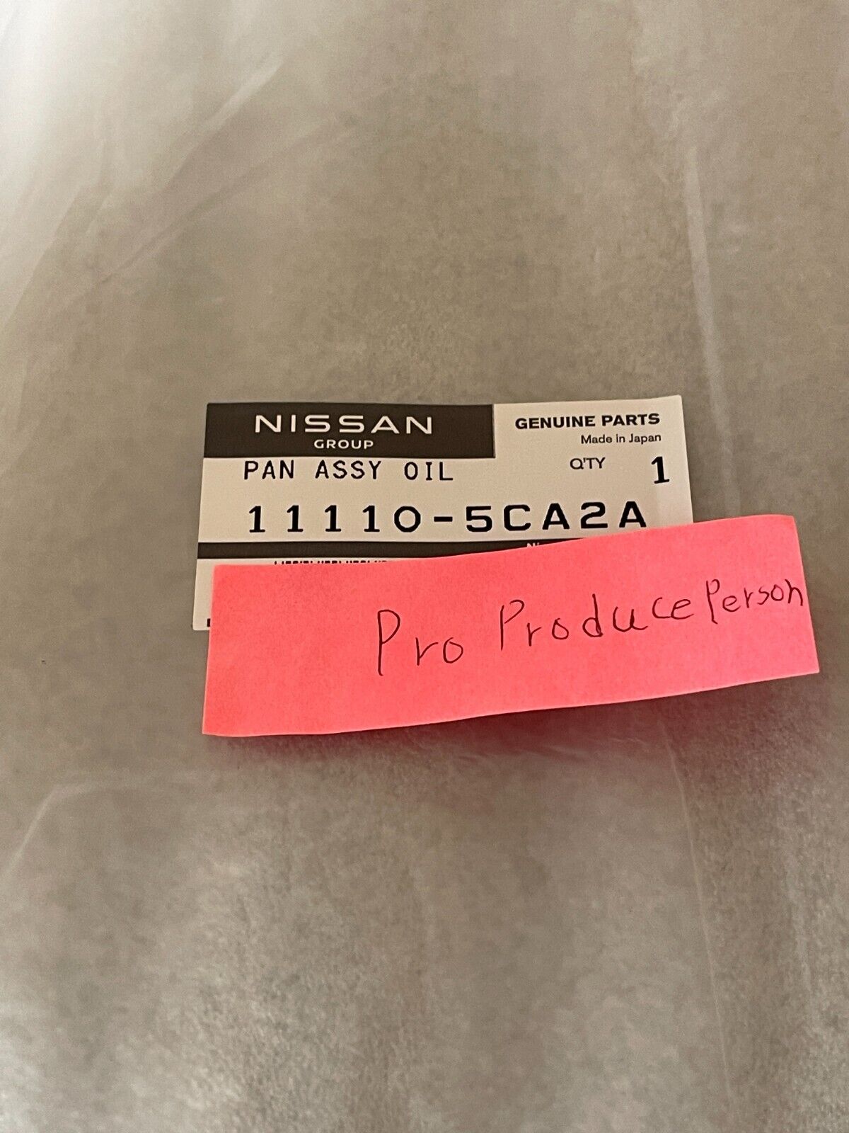 Nissan Genuine Pan Assy Oil Infiniti Q50 400 Sport Sedan 4Door Japan New