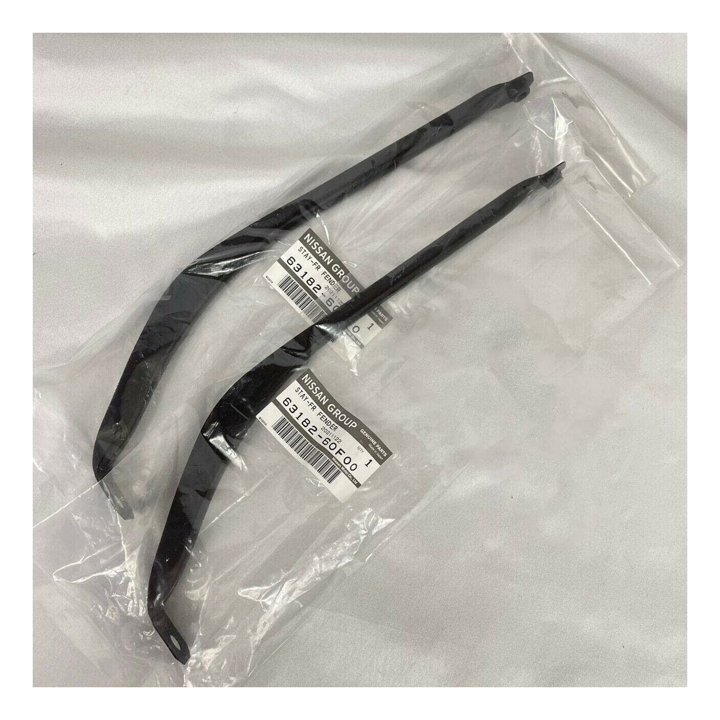 Genuine NISSAN OEM 180SX 240SX RPS13 Front Fender Stay Bracket 2 Set 63182-60F00