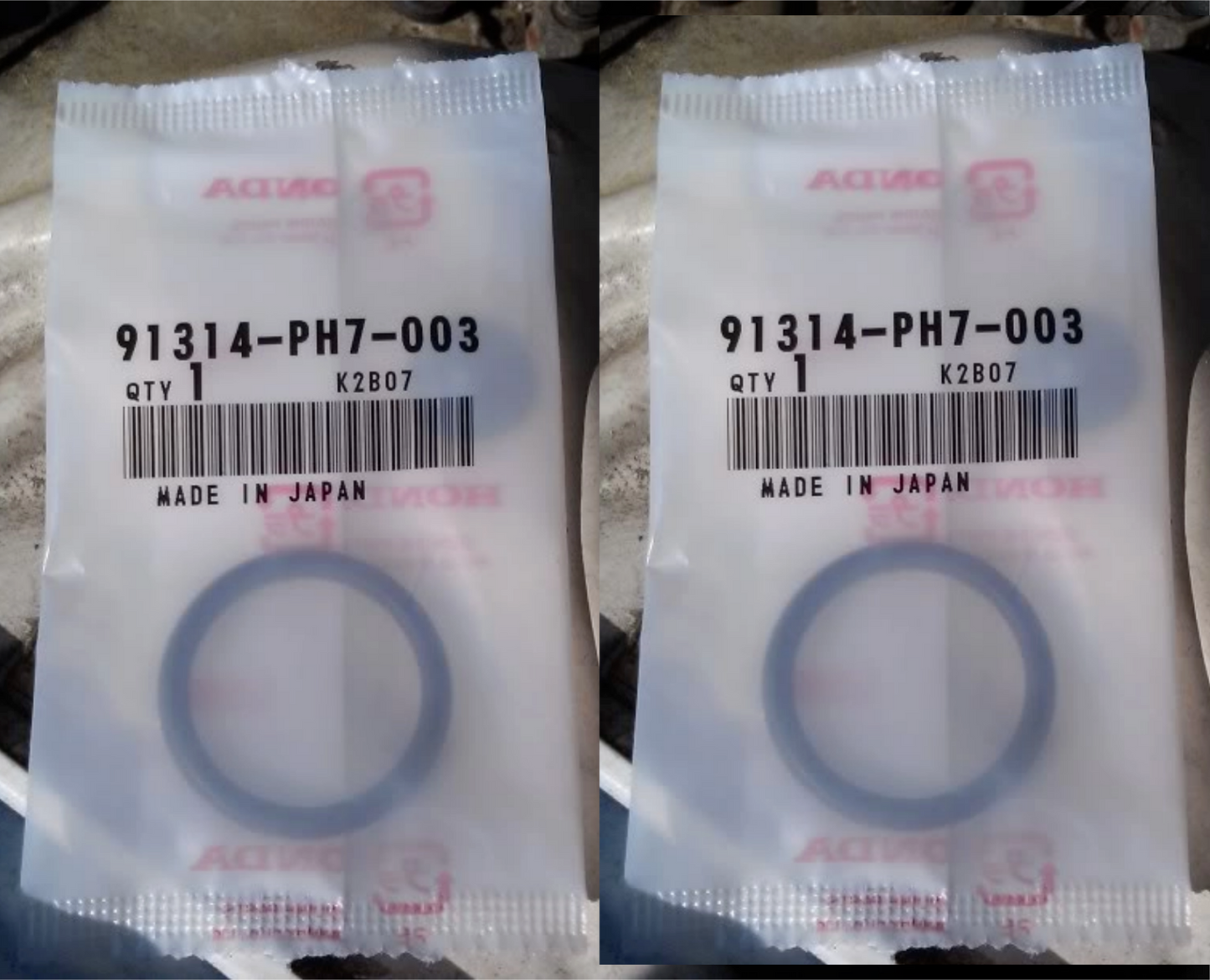 Honda Genuine Coolant Connecting Pipe O-Ring 91314-PH7-003 Set of 2 Japan New