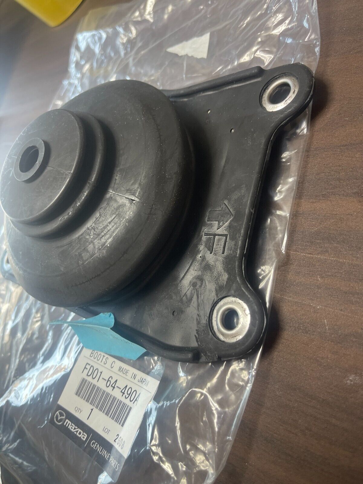 Mazda RX-7 Middle Shifter Dust Boot 1993-2002 FD01-64-490A Genuine OEM