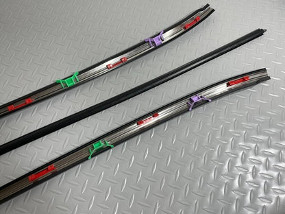 Genuine HONDA Civic MOLDING FR WINDSHIELD SIDE RH LH UPPER Clip(8) Set 92-95 OEM