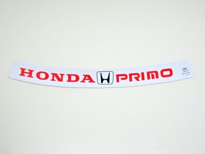 Honda  front white window sticker decal Primo Civic EK9 EG6  EF9