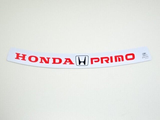 Honda  front white window sticker decal Primo Civic EK9 EG6  EF9