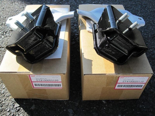 Genuine Subaru OEM STI Group N Engine Mount Pair Impreza GC8 GDB Forester Legacy