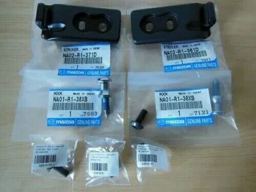 Genuine Mazda OEM 1990-2005 Miata Hardtop Striker Kit with Deck Bolts F/S