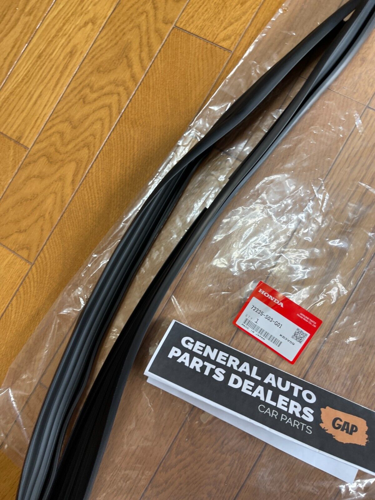 Genuine HONDA OEM EK Civic 2dr 3dr L＆R SET Door Runchannel Weatherstrip 96-00