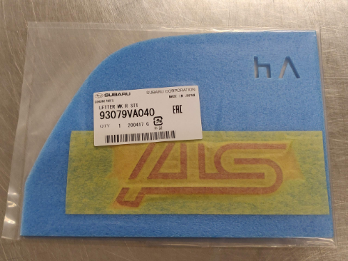 Genuine Suberu OEM Impreza WRX STi Rear Badge 2015-2018 STi 93079VA040