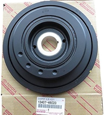 Genuine TOYOTA 13407-46020 SUPRA Crankshaft Harmonic Balancer Pulley OEM Japan