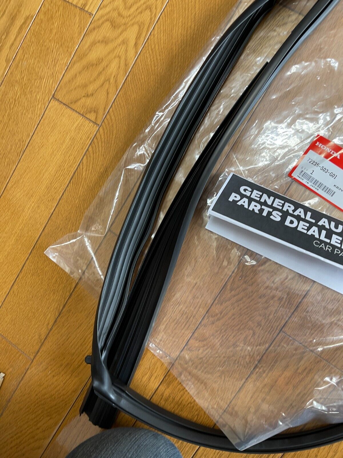 Genuine HONDA OEM EK Civic 2dr 3dr L＆R SET Door Runchannel Weatherstrip 96-00