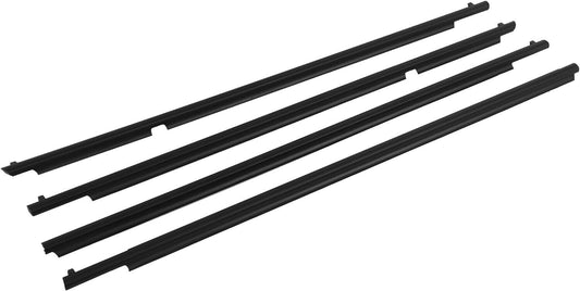 Genuine TOYOTA 10-22 OEM 4RUNNER Door Belt Molding Weatherstrip Front Rear 4pcs