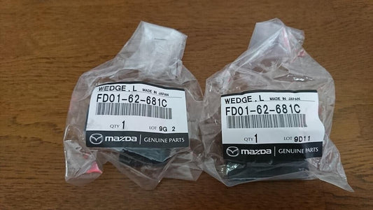 Genuine Mazda OEM FD3s Rx7 Rear Window lift gate wedges FD01-62-681C Set of 2
