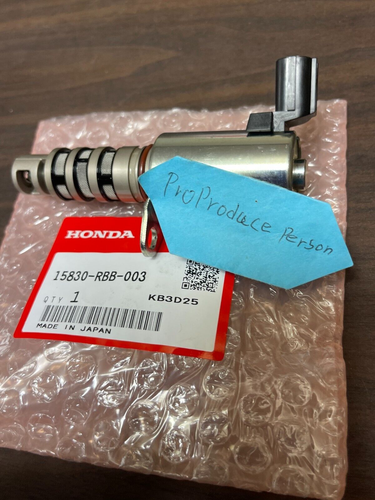 Genuine Honda Acura RSX TSX VTC Oil Control Valve 15830-RBB-003 OEM