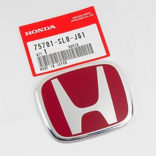 Honda Acura NSX Type-R NA2 75701-SL0-J61 Rear Emblem F/S Genuine Japan