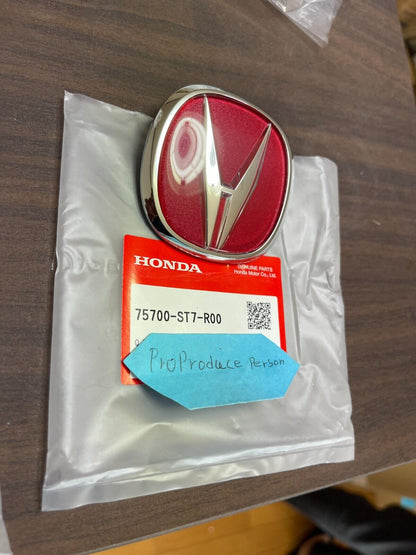 Genuine Honda Acura  RED A Emblem Front and Rear 97-01 Integra DC2 Type-R